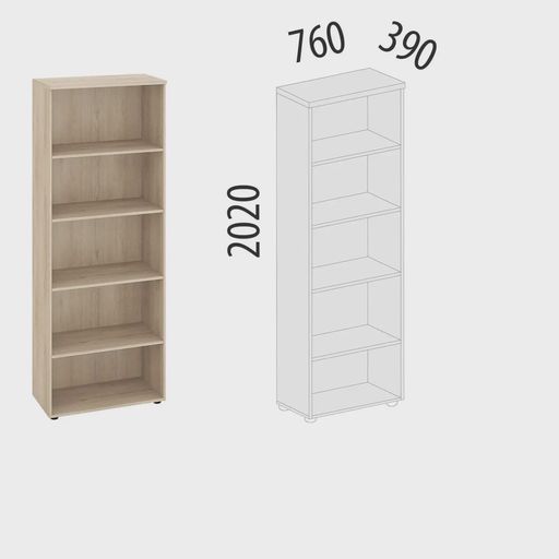 Стеллаж «Альфа 64.40»